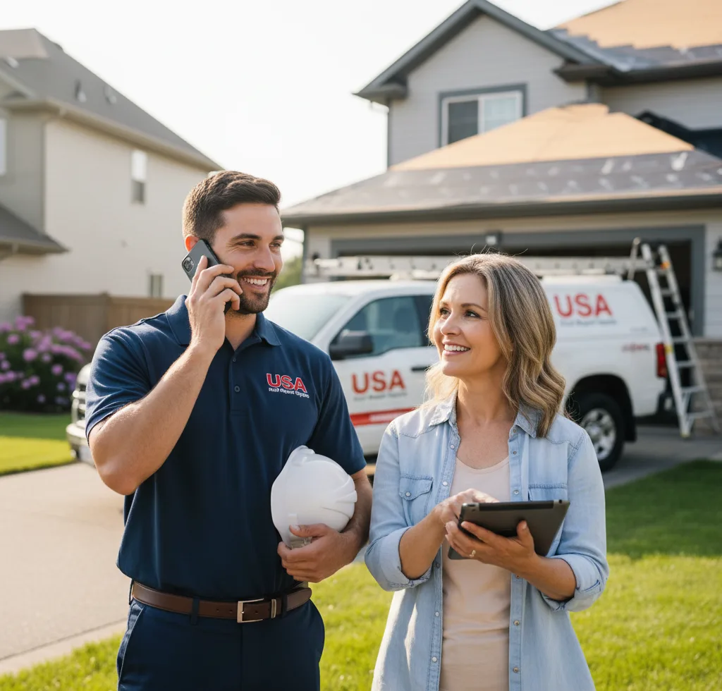 USA Roof Repair Experts customer support in Willow Wood